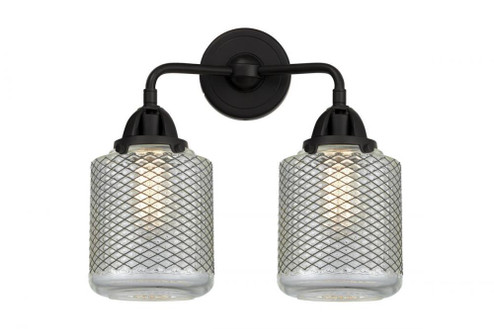 Stanton - 2 Light - 14 inch - Matte Black - Bath Vanity Light (3442|288-2W-BK-G262-LED)