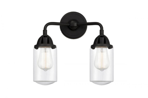 Dover - 2 Light - 13 inch - Matte Black - Bath Vanity Light (3442|288-2W-BK-G312-LED)