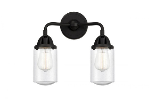 Dover - 2 Light - 13 inch - Matte Black - Bath Vanity Light (3442|288-2W-BK-G314-LED)