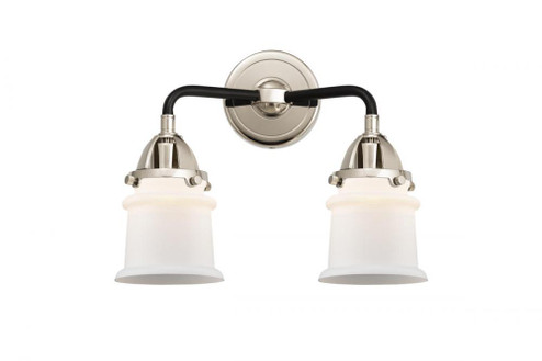 Canton - 2 Light - 13 inch - Black Polished Nickel - Bath Vanity Light (3442|288-2W-BPN-G181S)