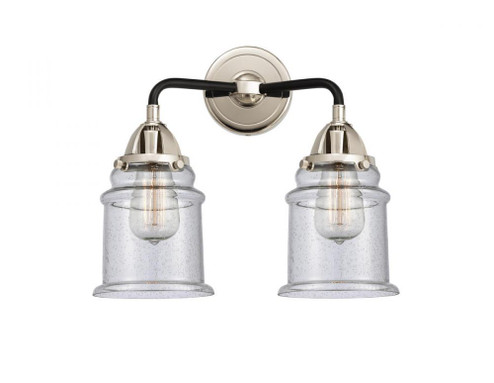 Canton - 2 Light - 14 inch - Black Polished Nickel - Bath Vanity Light (3442|288-2W-BPN-G184)