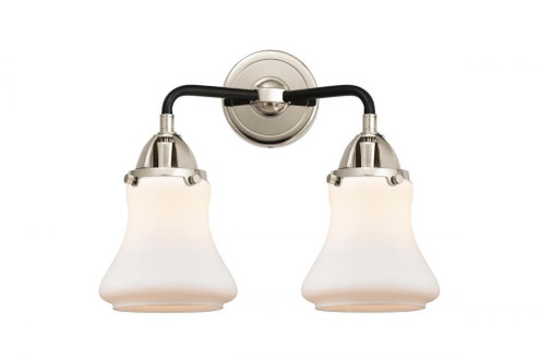 Bellmont - 2 Light - 14 inch - Black Polished Nickel - Bath Vanity Light (3442|288-2W-BPN-G191-LED)