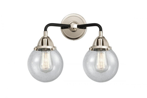 Beacon - 2 Light - 14 inch - Black Polished Nickel - Bath Vanity Light (3442|288-2W-BPN-G204-6)