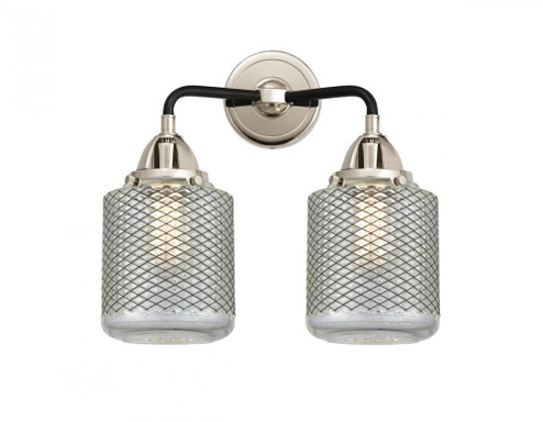 Stanton - 2 Light - 14 inch - Black Polished Nickel - Bath Vanity Light (3442|288-2W-BPN-G262-LED)
