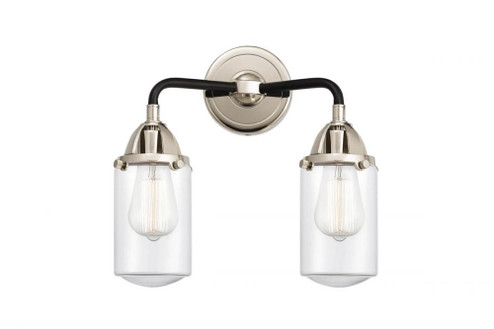 Dover - 2 Light - 13 inch - Black Polished Nickel - Bath Vanity Light (3442|288-2W-BPN-G312-LED)
