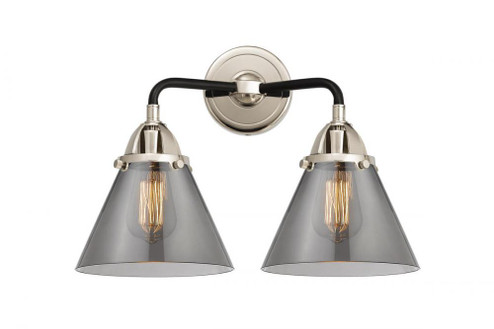 Cone - 2 Light - 16 inch - Black Polished Nickel - Bath Vanity Light (3442|288-2W-BPN-G43)