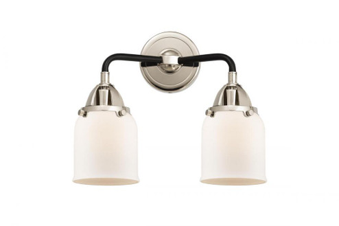 Bell - 2 Light - 13 inch - Black Polished Nickel - Bath Vanity Light (3442|288-2W-BPN-G51)