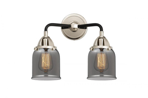 Bell - 2 Light - 13 inch - Black Polished Nickel - Bath Vanity Light (3442|288-2W-BPN-G53-LED)
