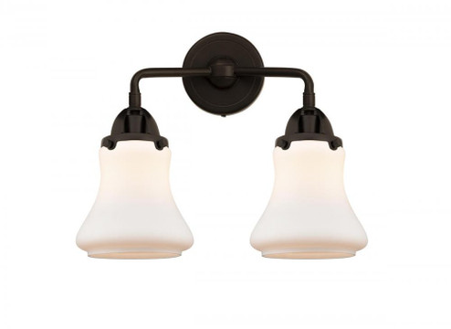 Bellmont - 2 Light - 14 inch - Oil Rubbed Bronze - Bath Vanity Light (3442|288-2W-OB-G191-LED)