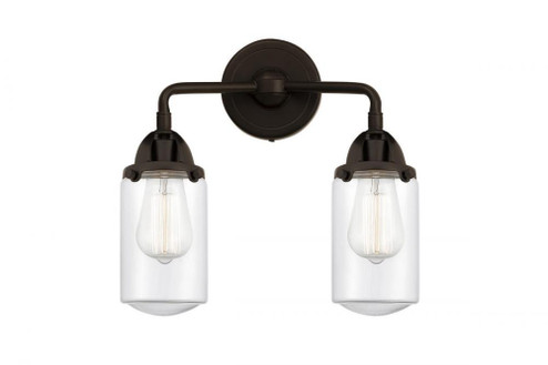 Dover - 2 Light - 13 inch - Oil Rubbed Bronze - Bath Vanity Light (3442|288-2W-OB-G312)
