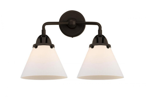 Cone - 2 Light - 16 inch - Oil Rubbed Bronze - Bath Vanity Light (3442|288-2W-OB-G41-LED)