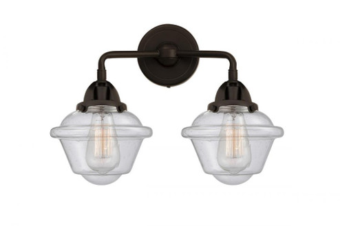 Oxford - 2 Light - 16 inch - Oil Rubbed Bronze - Bath Vanity Light (3442|288-2W-OB-G534-LED)