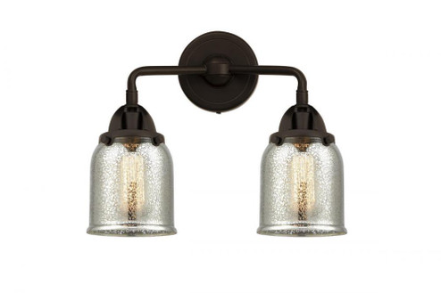 Bell - 2 Light - 13 inch - Oil Rubbed Bronze - Bath Vanity Light (3442|288-2W-OB-G58)