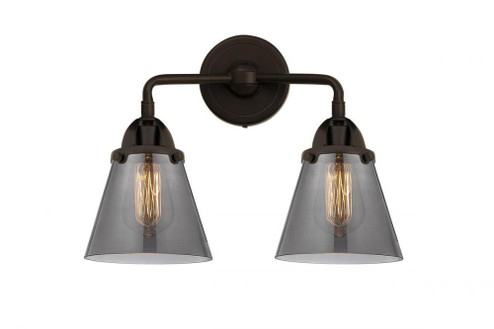 Cone - 2 Light - 14 inch - Oil Rubbed Bronze - Bath Vanity Light (3442|288-2W-OB-G63)