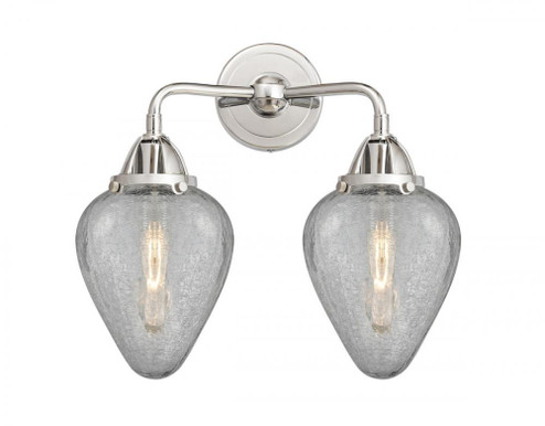 Geneseo - 2 Light - 15 inch - Polished Chrome - Bath Vanity Light (3442|288-2W-PC-G165-LED)