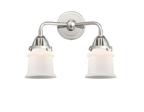 Canton - 2 Light - 13 inch - Polished Chrome - Bath Vanity Light (3442|288-2W-PC-G181S-LED)