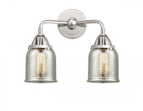 Bell - 2 Light - 13 inch - Polished Chrome - Bath Vanity Light (3442|288-2W-PC-G58)