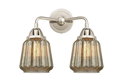 Chatham - 2 Light - 14 inch - Polished Nickel - Bath Vanity Light (3442|288-2W-PN-G146)