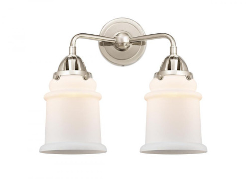 Canton - 2 Light - 14 inch - Polished Nickel - Bath Vanity Light (3442|288-2W-PN-G181-LED)