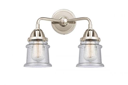 Canton - 2 Light - 13 inch - Polished Nickel - Bath Vanity Light (3442|288-2W-PN-G184S)