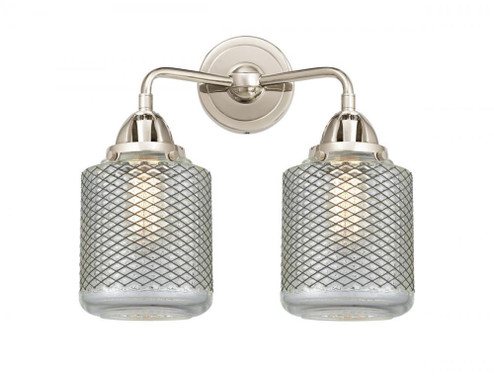 Stanton - 2 Light - 14 inch - Polished Nickel - Bath Vanity Light (3442|288-2W-PN-G262-LED)