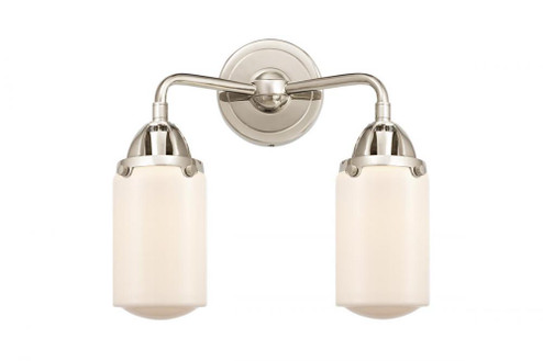 Dover - 2 Light - 13 inch - Polished Nickel - Bath Vanity Light (3442|288-2W-PN-G311-LED)