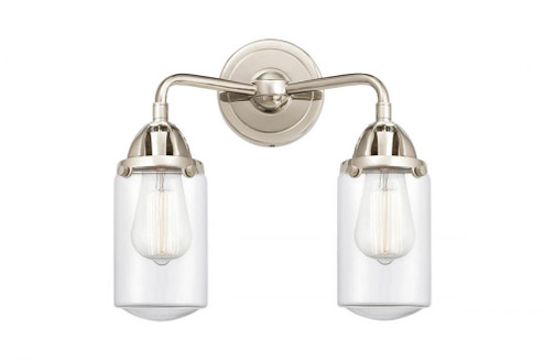 Dover - 2 Light - 13 inch - Polished Nickel - Bath Vanity Light (3442|288-2W-PN-G312)