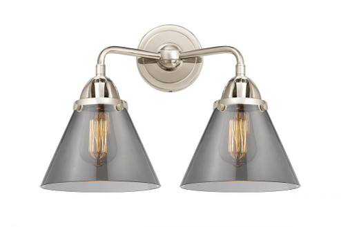 Cone - 2 Light - 16 inch - Polished Nickel - Bath Vanity Light (3442|288-2W-PN-G43)