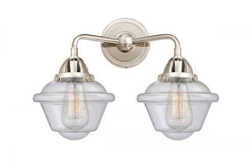 Oxford - 2 Light - 16 inch - Polished Nickel - Bath Vanity Light (3442|288-2W-PN-G534-LED)