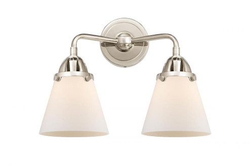 Cone - 2 Light - 14 inch - Polished Nickel - Bath Vanity Light (3442|288-2W-PN-G61)