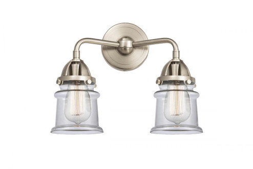 Canton - 2 Light - 13 inch - Brushed Satin Nickel - Bath Vanity Light (3442|288-2W-SN-G182S)