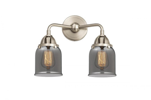 Bell - 2 Light - 13 inch - Brushed Satin Nickel - Bath Vanity Light (3442|288-2W-SN-G53)