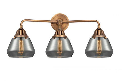 Fulton - 3 Light - 25 inch - Antique Copper - Bath Vanity Light (3442|288-3W-AC-G173)