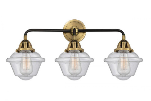 Oxford - 3 Light - 26 inch - Black Antique Brass - Bath Vanity Light (3442|288-3W-BAB-G534)