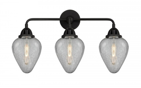 Geneseo - 3 Light - 25 inch - Matte Black - Bath Vanity Light (3442|288-3W-BK-G165)