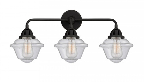 Oxford - 3 Light - 26 inch - Matte Black - Bath Vanity Light (3442|288-3W-BK-G534)