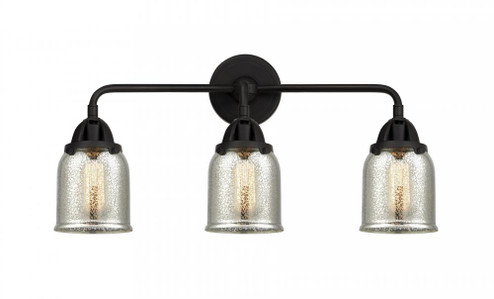 Bell - 3 Light - 23 inch - Matte Black - Bath Vanity Light (3442|288-3W-BK-G58-LED)