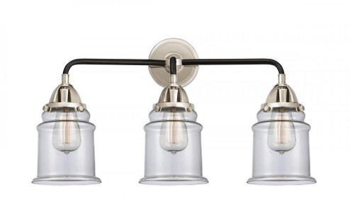 Canton - 3 Light - 24 inch - Black Polished Nickel - Bath Vanity Light (3442|288-3W-BPN-G182-LED)