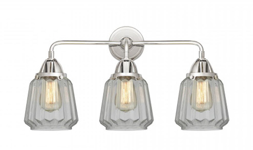 Chatham - 3 Light - 24 inch - Polished Chrome - Bath Vanity Light (3442|288-3W-PC-G142-LED)