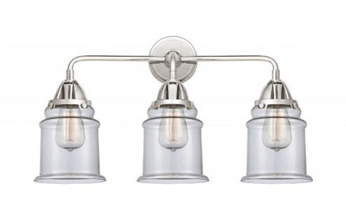 Canton - 3 Light - 24 inch - Polished Chrome - Bath Vanity Light (3442|288-3W-PC-G182-LED)