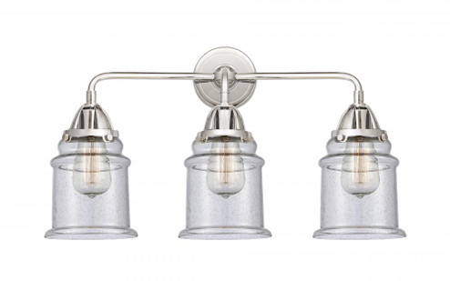 Canton - 3 Light - 24 inch - Polished Chrome - Bath Vanity Light (3442|288-3W-PC-G184)