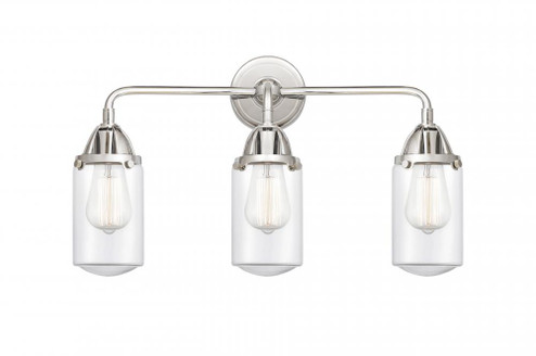 Dover - 3 Light - 23 inch - Polished Chrome - Bath Vanity Light (3442|288-3W-PC-G312-LED)