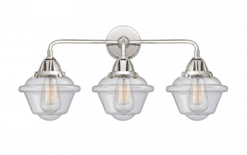 Oxford - 3 Light - 26 inch - Polished Chrome - Bath Vanity Light (3442|288-3W-PC-G534)