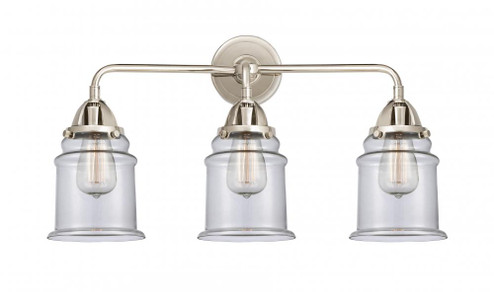 Canton - 3 Light - 24 inch - Polished Nickel - Bath Vanity Light (3442|288-3W-PN-G182)