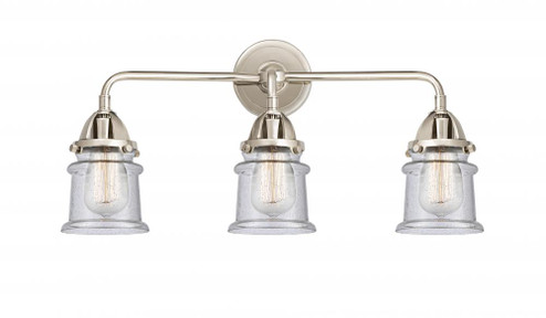 Canton - 3 Light - 23 inch - Polished Nickel - Bath Vanity Light (3442|288-3W-PN-G184S-LED)