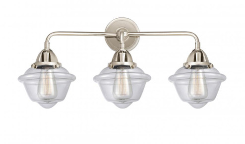 Oxford - 3 Light - 26 inch - Polished Nickel - Bath Vanity Light (3442|288-3W-PN-G532)