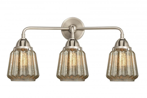 Chatham - 3 Light - 24 inch - Brushed Satin Nickel - Bath Vanity Light (3442|288-3W-SN-G146)