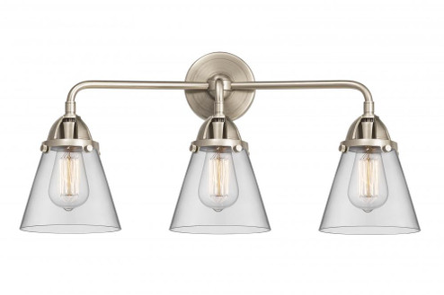 Cone - 3 Light - 24 inch - Brushed Satin Nickel - Bath Vanity Light (3442|288-3W-SN-G62)