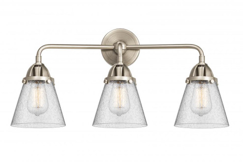 Cone - 3 Light - 24 inch - Brushed Satin Nickel - Bath Vanity Light (3442|288-3W-SN-G64)