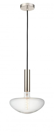 Edison - 1 Light - 10 inch - Polished Nickel - Cord hung - Mini Pendant (3442|198-1P-PN-BB250LED)